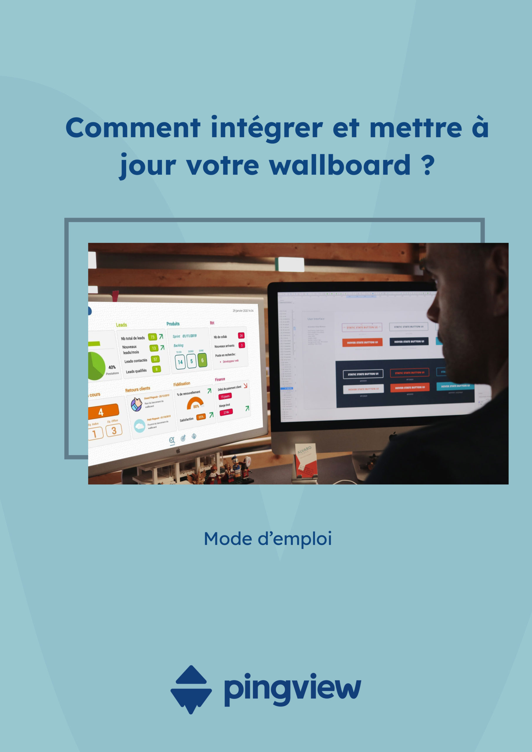 Illustration d'un livre blanc Comment intégrer et mettre à jour votre wallboard ?